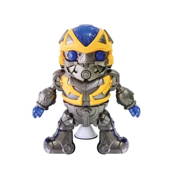 Robô Dançante Bambô Boy com Som e Luz Gira Criança Agita Presente Brinquedo Festinha Estimula Aniversário - Art Brink