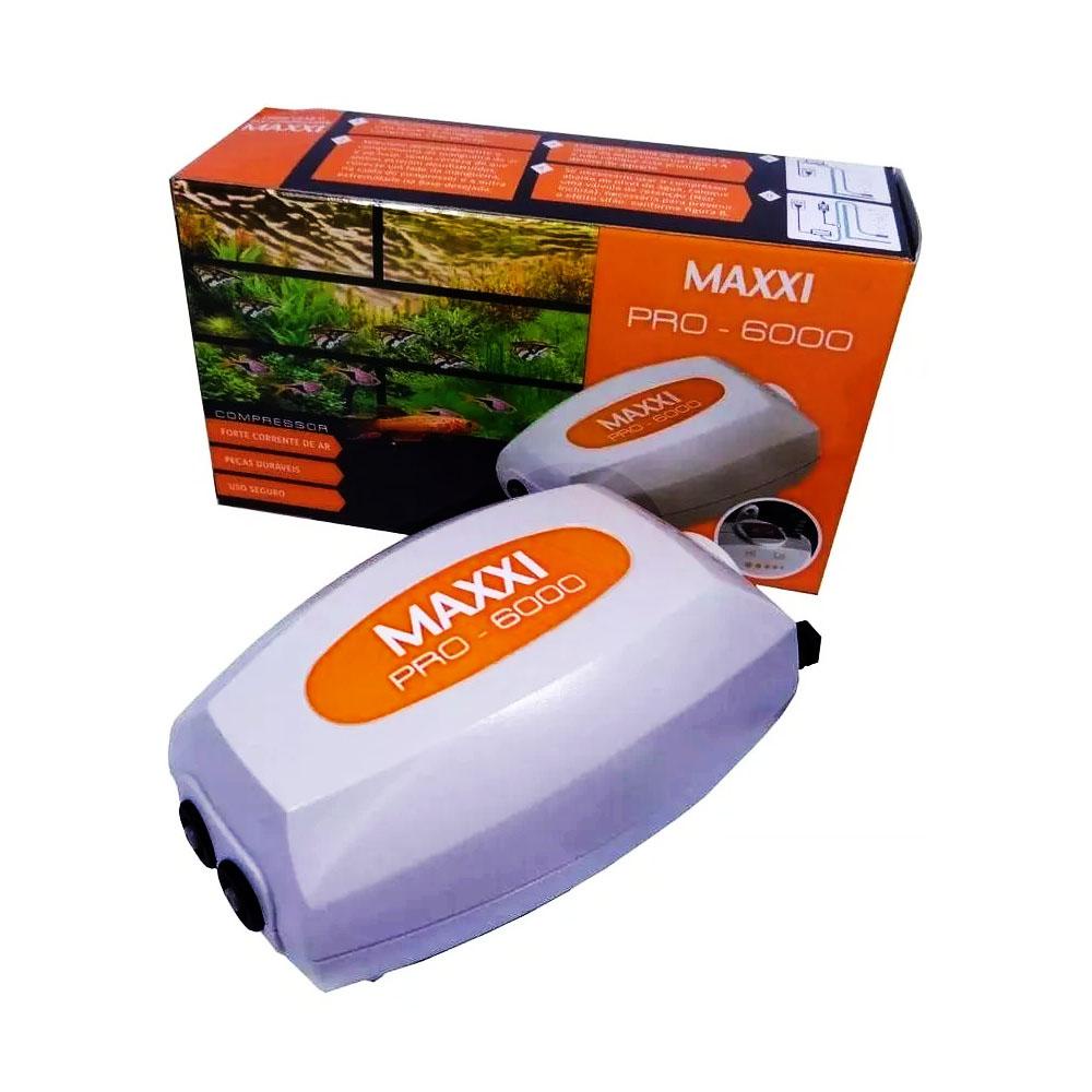 Maxxi Compressor de Ar Pro-6000 3w/5w 220v Aquário