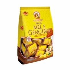 Bala Natural de Mel e Gengibre 450g - Sams