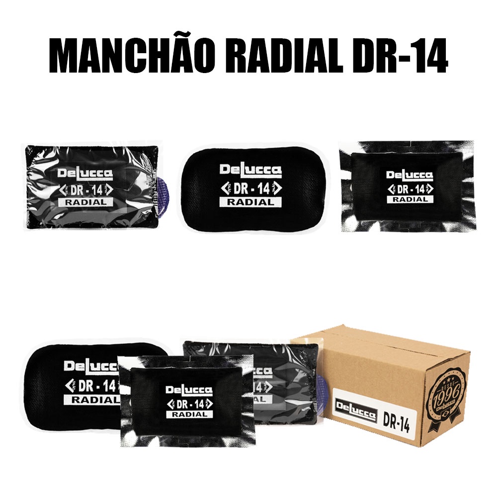 DR-14 10 Unidades 130mm x 80mm MANCHÃO RADIAL REMENDO A FRIO, QUENTE E COM PANO em Oferta na Shopee