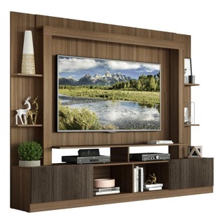Estante para TV até 65" Multimóveis Oslo FG3395 Madeirada/Tenerife em Oferta na Shopee