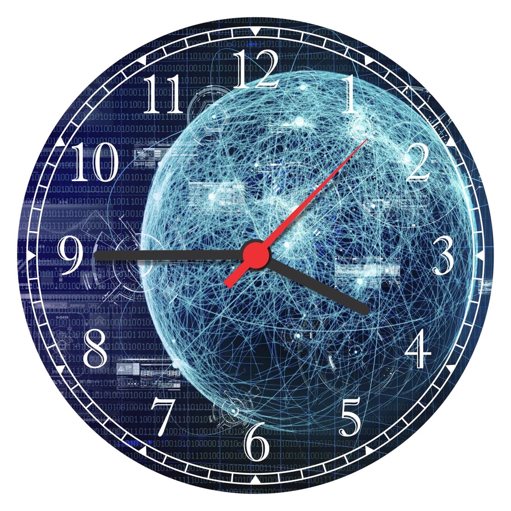 Relógio De Parede Informática Eletrônica Salas Decorações Quartz T003