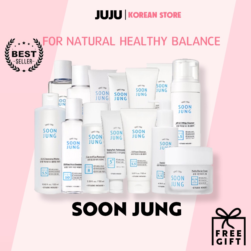 Etude House / SOON JUNG Skin Care Line / Tone, Emulsion, Cream, Cleanser