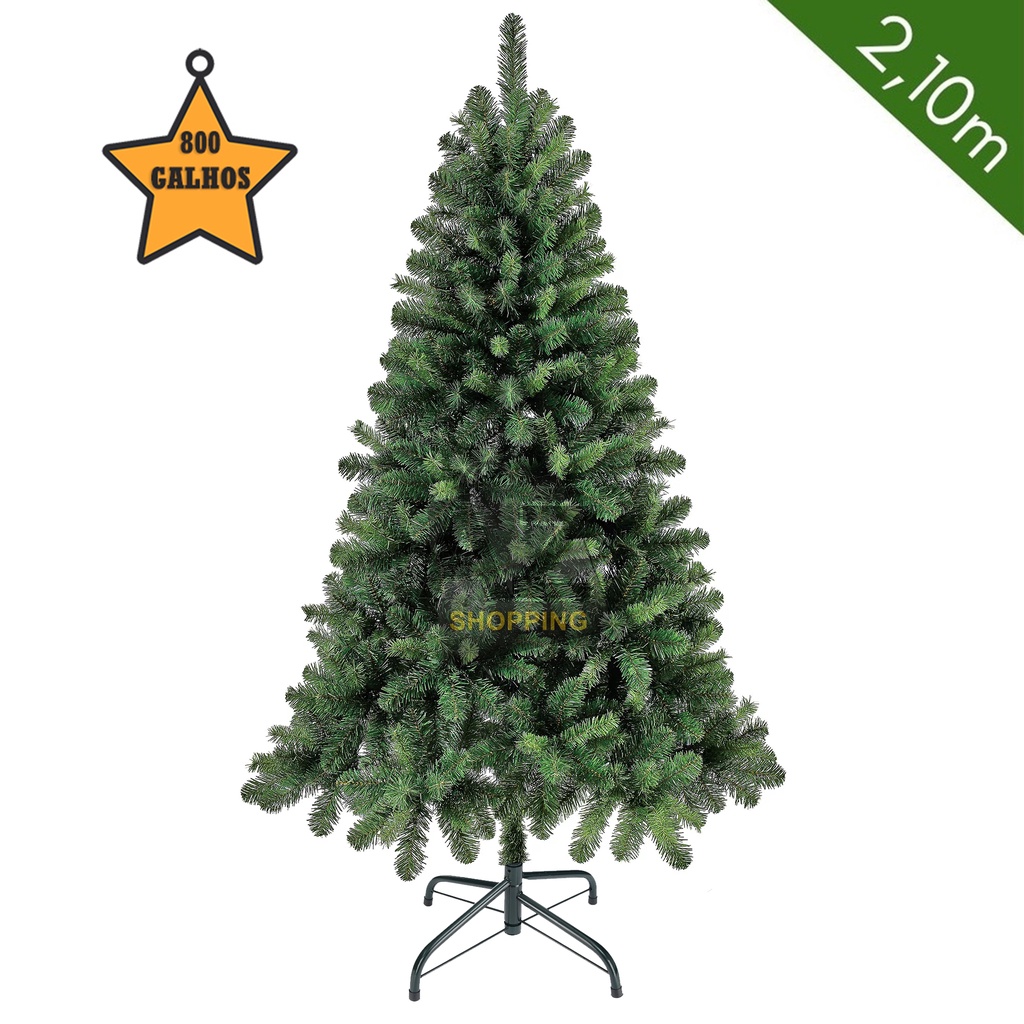 Árvore de Natal Gigante 800 Galhos Cheia C/ Pé de Ferro | Shopee Brasil