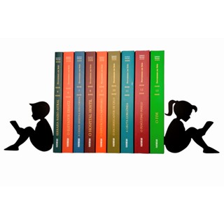 Suporte Aparador de Livros, DVDs e CDs - Crianças Lendo