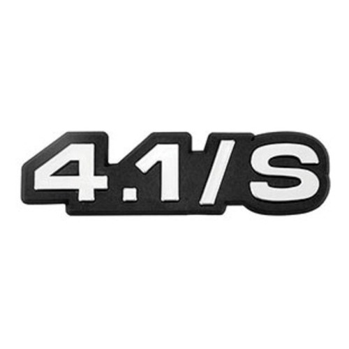 Emblema Adesivo Opala 6cc - 4.1/s Gm Chevrolet Cinza