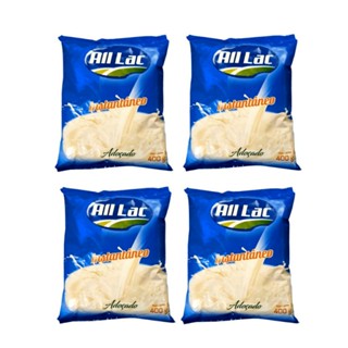 Kit 4 Pacotes Composto Lácteo  Preparo em Pó Para Bebida Sabor Leite. Já vai adoçado.