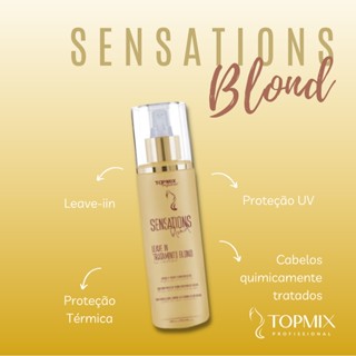 Leave-in Proteção Térmica parara Loiros Sensations Blond Topmix Profissional