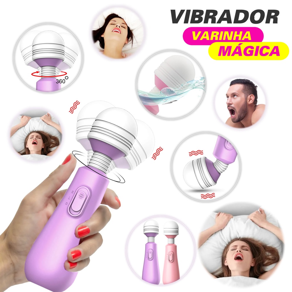 Vibrador Ponto G à Prova DÁgua Feminino Silicone Mini Varinha Mágica Brinquedos Sexuais 6843