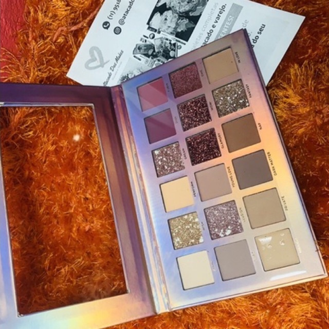Paleta de Sombra ruby rose nude kit Maquigem Ruby rose Soft nude Cosmo sound