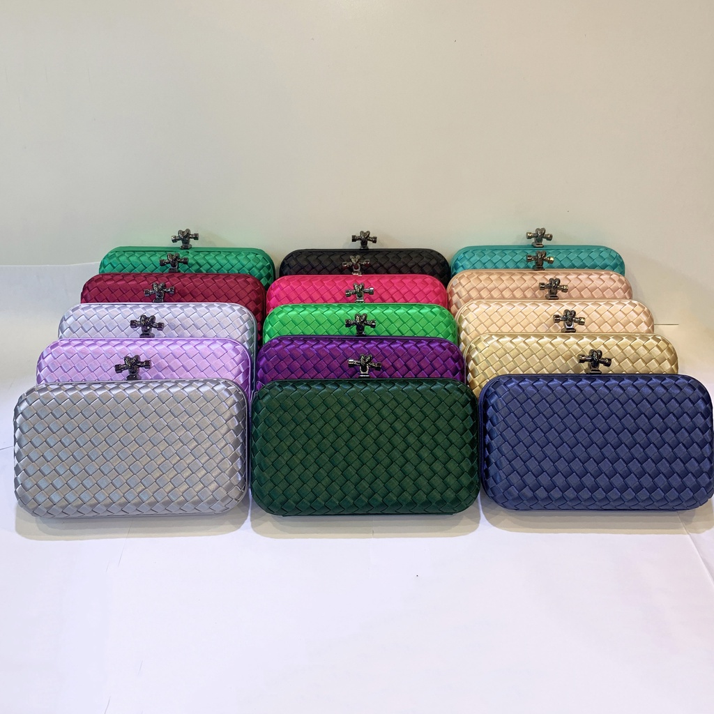 Carteira da festa clutches colorida para casamento bosinha pink verde