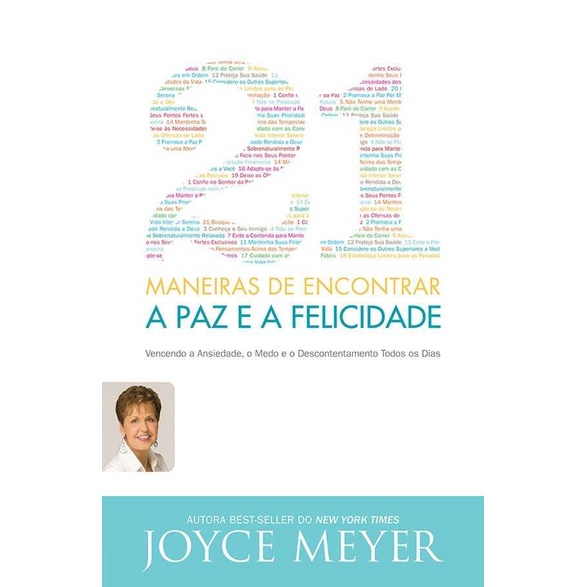 Livro 21 Maneiras De Encontrar A Paz E A Felicidade Joyce Meyer Shopee Brasil 1267