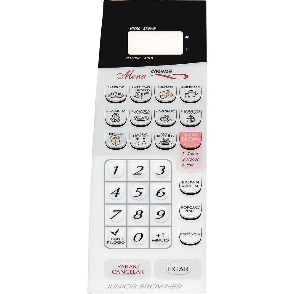 Teclado Membrana para Forno PANASONIC NN-G52 / G52