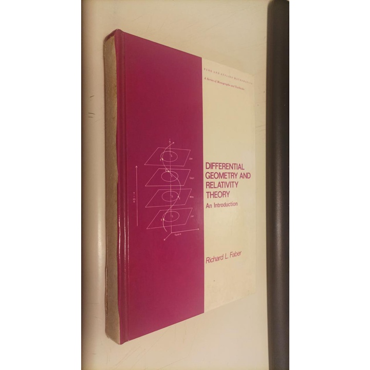 Differential Geometry and Relativity Theory (capa dura) de Richard L. Faber pela Marcel Dekker (1983)