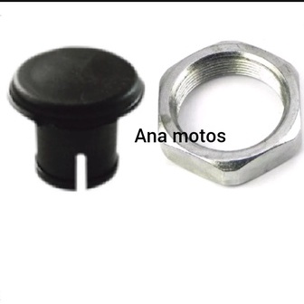 Porca + capa Coluna Direção cg 125 83 84 85 86 87 88