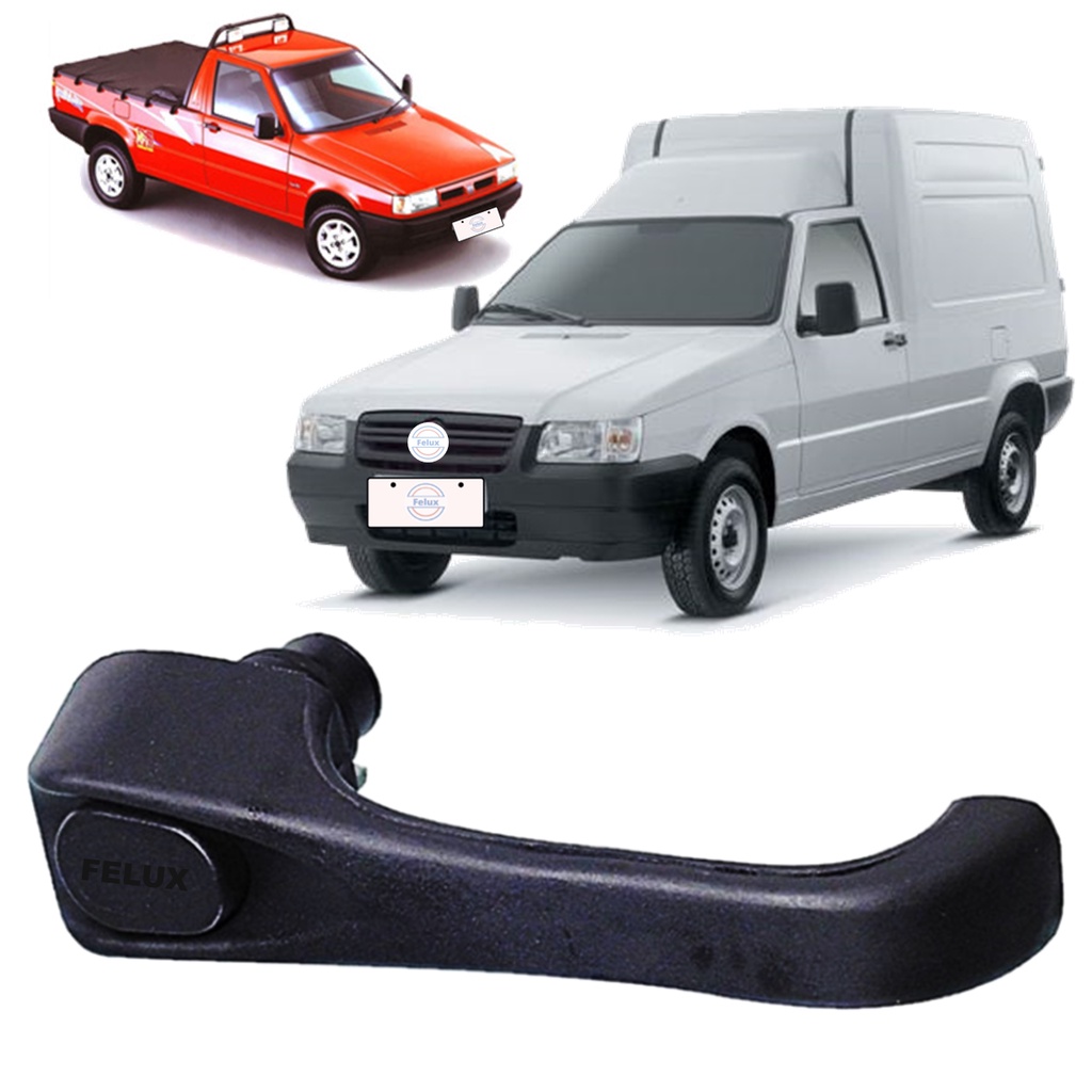 Maçaneta Externa sem chave Fiorino Quadrada 1995-2013 em Oferta na Shopee