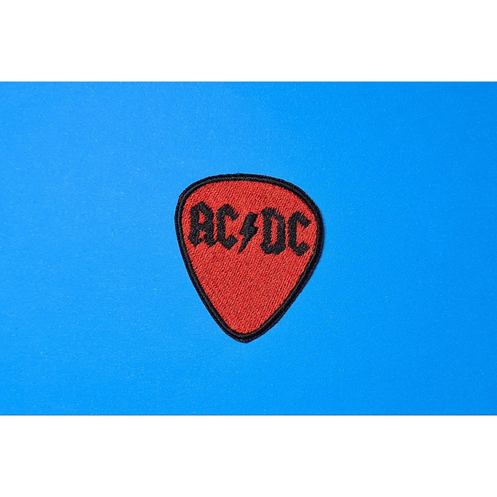 Pach Aplique Bordado Paleta ACDC - 5cm x 5,5cm