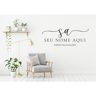 Letreiro 3D Personalizada 50CM em MDF 3MM logomarca logo aplique de parede