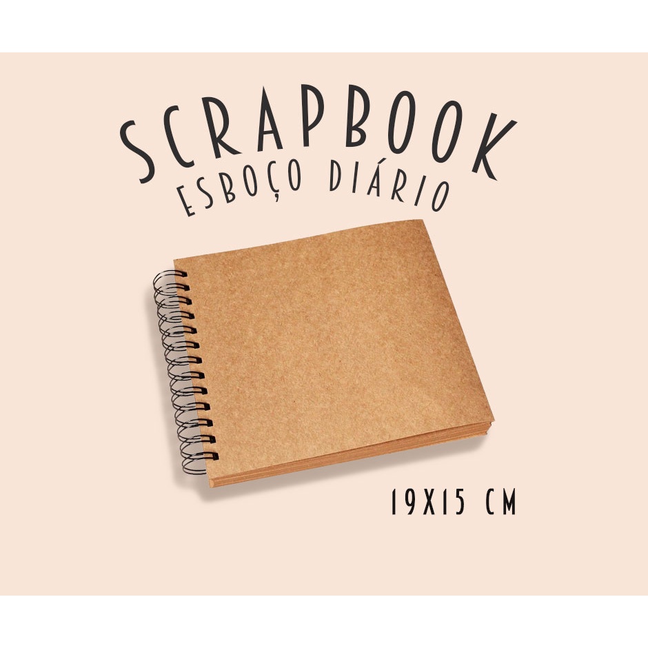 Scrapbook diário esboço | caderno de colagem de fotos - 100 folhas