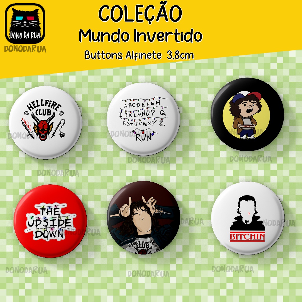 Bottons - Boton Stranger Things - Pin Broche