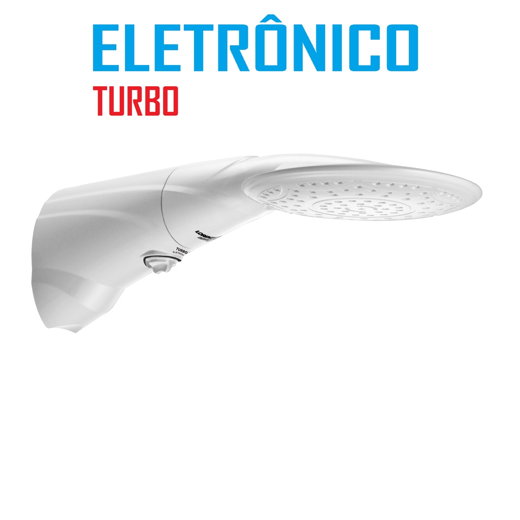 Chuveiro Ducha Advanced Turbo com Pressurizador Eletrônico Lorenzetti 127V