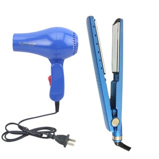 Kit Secador Dobrável e Chapinha de Cabelo Nano Titanium 450°
