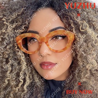 (YUZHU) Óculos De Sol Para Gatos Com Armação De Tamanho Superior À Moda Ocidental Nova Retro Estilo Sunshade Anti Blue Light Eyeglass