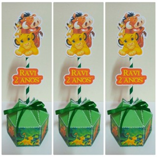 Kit Centro de mesa personalizado, 10 ou 15 unidades, RL