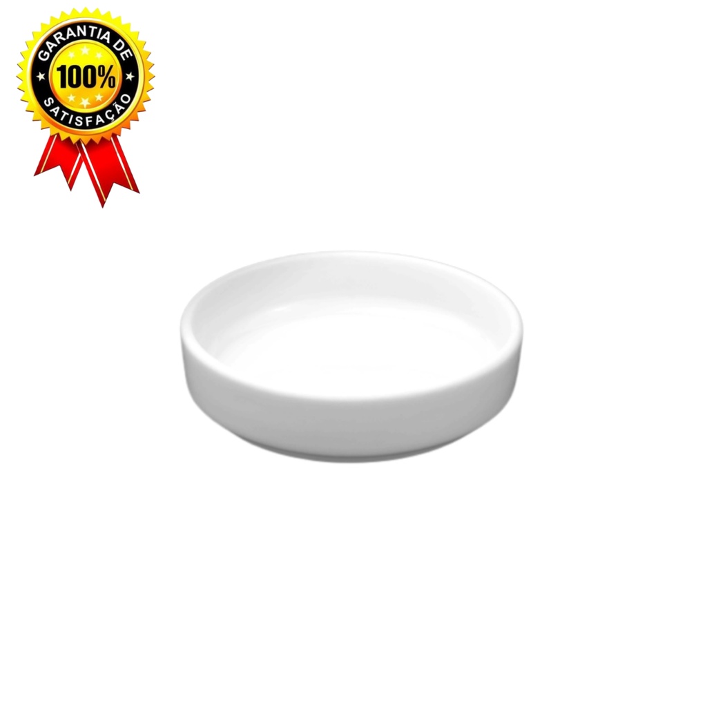 Comedouro Para Gatos de Porcelana Raso 200ml Prato Raso