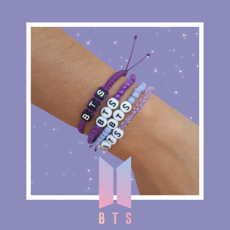 pulseiras bts army kpop | Shopee Brasil