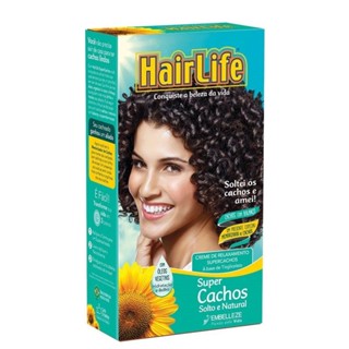 Creme Alisante Hair Life Super Cachos Solto E Natural 180g