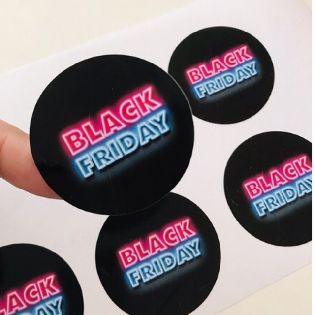 Adesivo para embalagem Black Friday