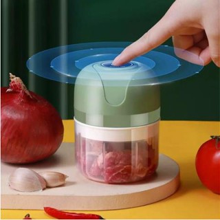 Mini Processador Triturador Sem Fio Elétrico 250ML De Alimentos Para Legumes Alho Gengibre