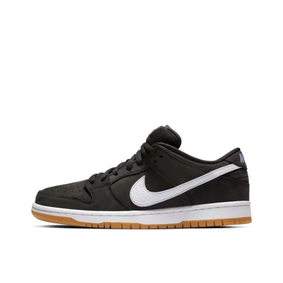 Nike Sb Dunk Low Pro Iso Orange Label T Nis Preto Branco Resistente Ao