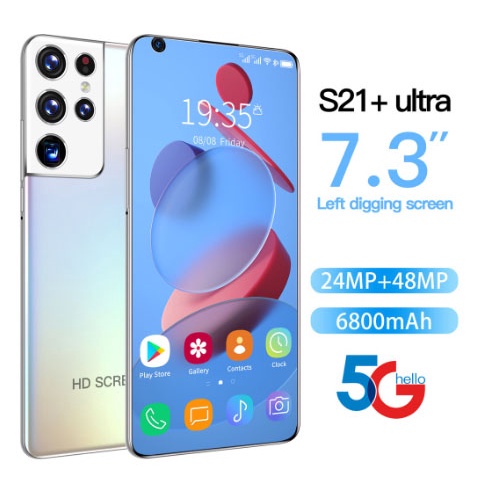 Celular Galaxy S21 Ultra 6,1 Polegadas 8 + 256GB  Smartphone 5G Android  Phone Venda Original Telefones Celulares - Corre Que Ta Baratinho