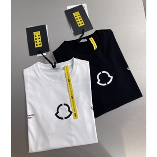 Moncler Mengkou Camiseta Masculina De Manga Curta De Verão Nova Estampa De Pescoço Redondo Casualmente Solta Marca top trendy