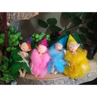 Duende Bebê duende na manta