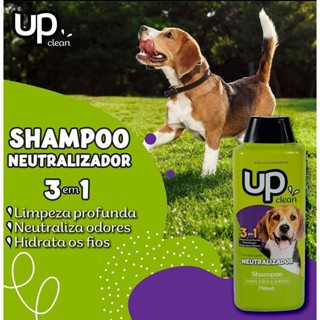 Shampoo Pet Cães e Gatos UP Clean Neutralizador Pre Lavagem 750ml