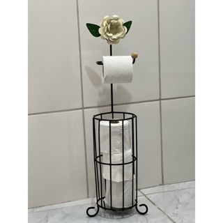 Porta Papel Higiênico Em Ferro Para Banheiro