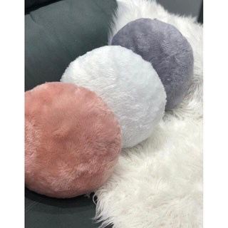 Almofada de Pelúcia Cheia 30cm x 30cm Várias Cores