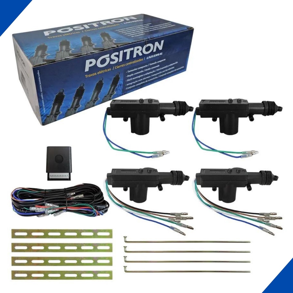 Kit Trava Eletrica Linear 4 Portas Universal Tr420 Positron em Oferta na Shopee