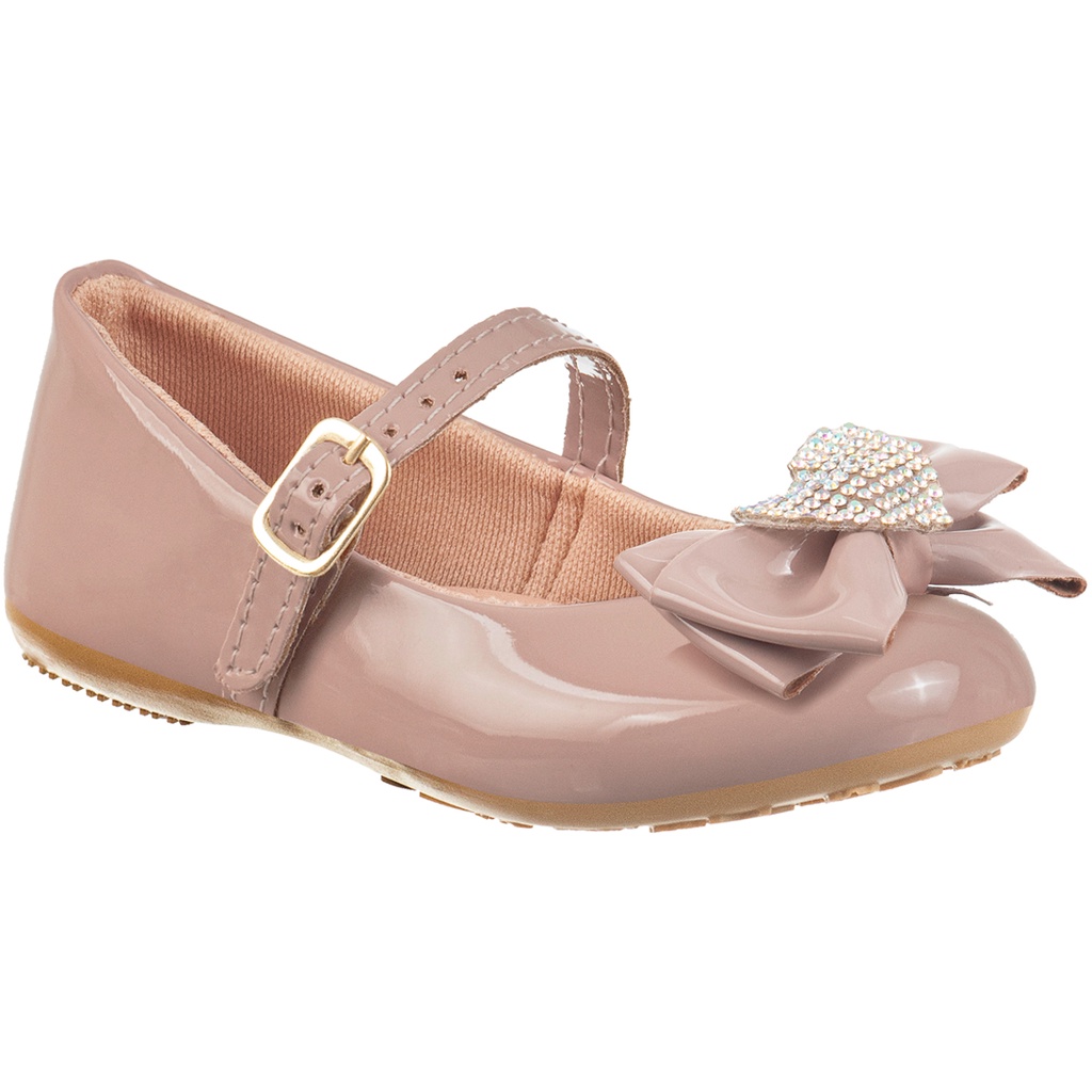 Sapatilha Infantil Sapato Laço Brilho  Strass Leve Boneca Menina Rasteirinha Confortável Macio Moda Atual Blogueira em Oferta na Shopee
