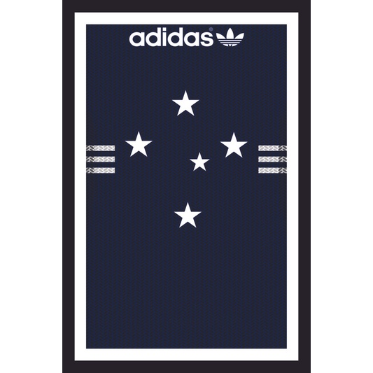 Placa Quadro Decorativo Cruzeiro Mafia Azul Zeiro maior de minas de MDF 6mm (Não empena com tempo) 20x28cm Impressão Direta 69