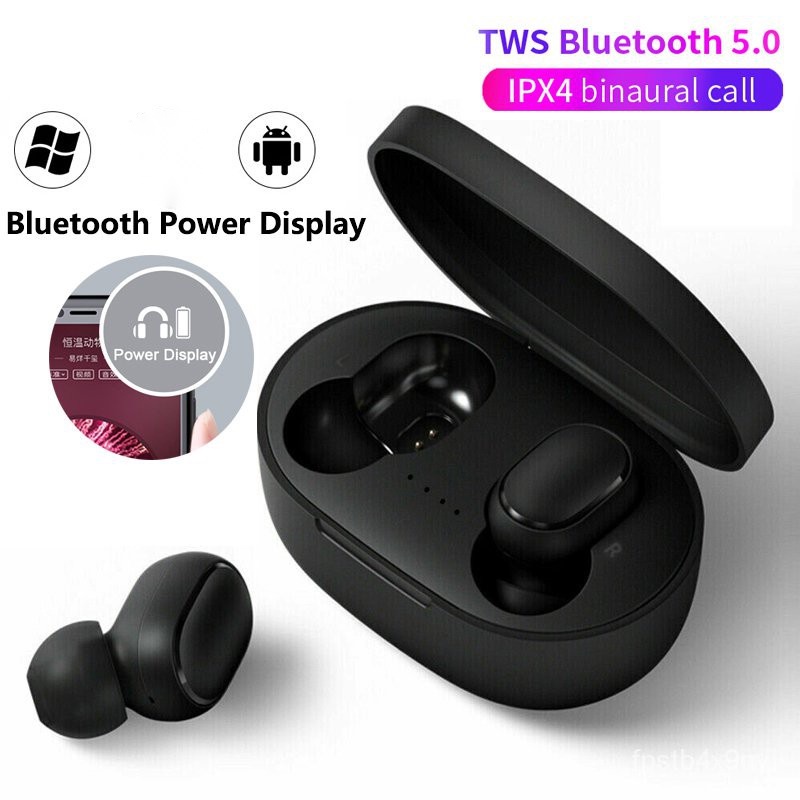 Fones de ouvido sem fio Airdots A6S Pro TWS com cancelamento de ruído Bluetooth para todos os sistemas telefônicos