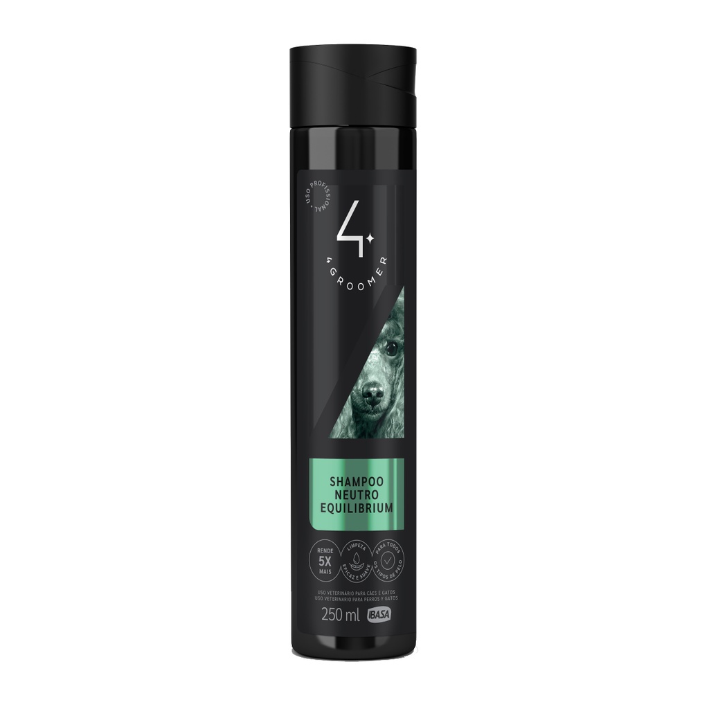 Shampoo Neutro Equilibrium 4 Groomer 250ml Ibasa - Original