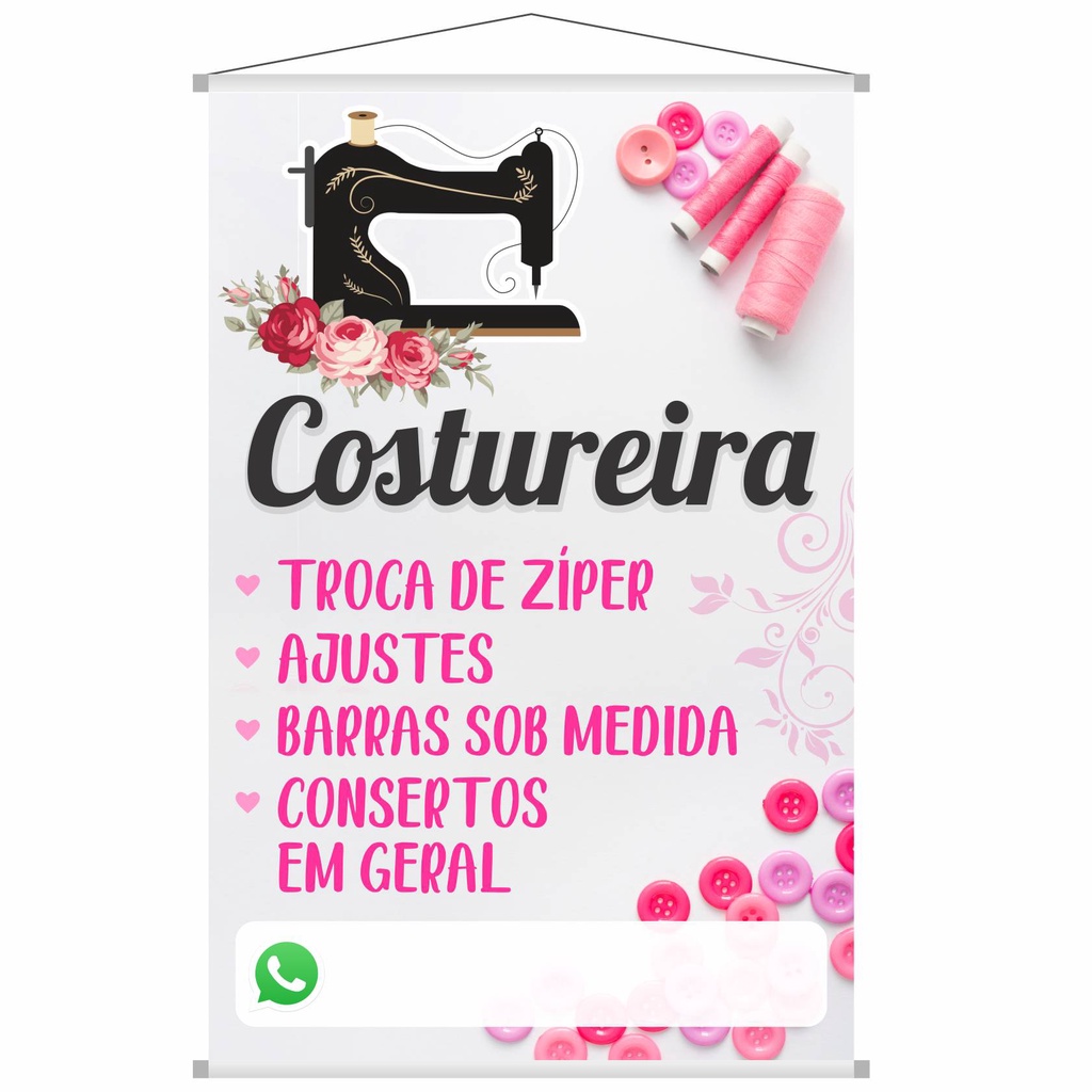 Banner Divulgação Costura Costureira