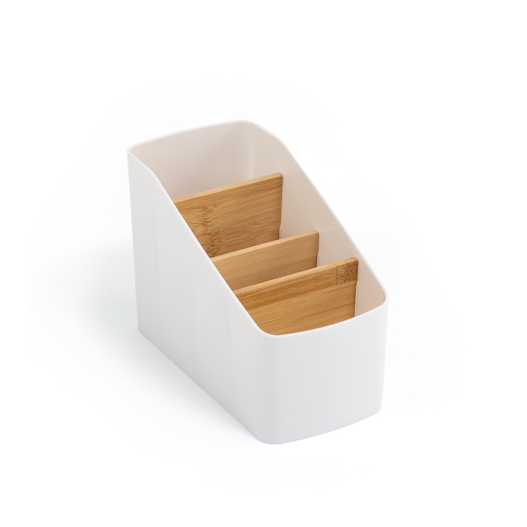Organizador vertical multiuso com divisórias de bambu Oikos - Home & Living