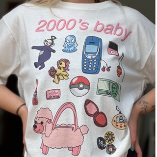 Camiseta 2000 Things - Off-White