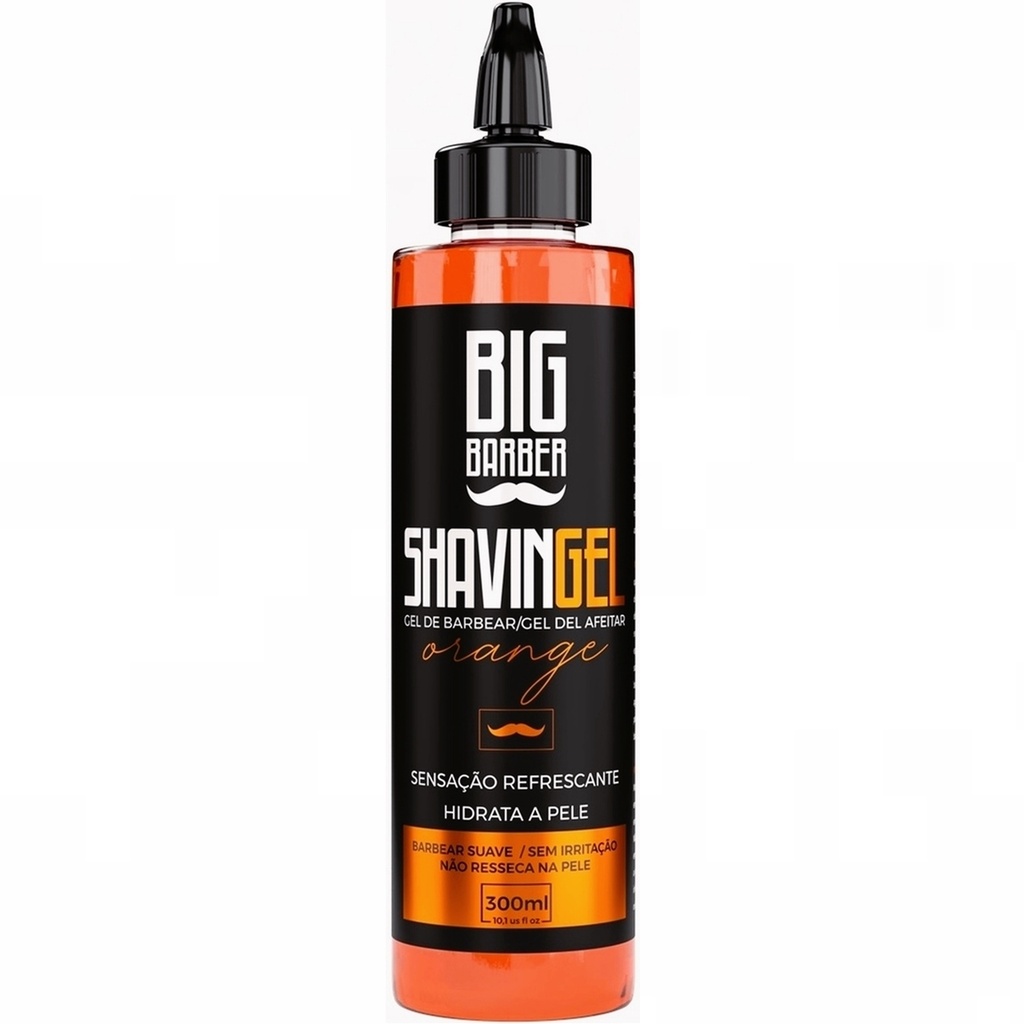 Shaving Gel Barbear Bisnaga Big Barber Orange 300ml