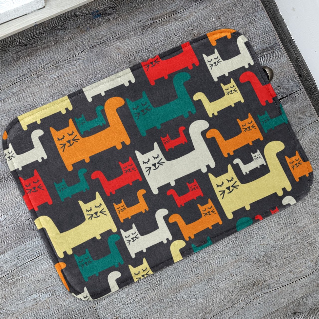 Tapete Pet Decorativo p/ Comedouro 55X35